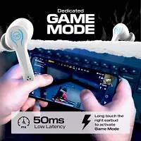 Wings Phantom Wireless Earbuds with 50ms Low Latency Game mode 5.3 Bluetooth Headset  (White, True Wireless)-thumb3
