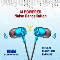Ucool Nexa 100 Hours Playtime Bluetooth Wireless Neckband headphones Earphone Bluetooth Headset  (Black, Teal Green, In the Ear)-thumb2