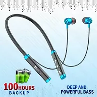 Ucool Nexa 100 Hours Playtime Bluetooth Wireless Neckband headphones Earphone Bluetooth Headset  (Black, Teal Green, In the Ear)-thumb4
