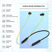 realme Buds Wireless 2 Neo Bluetooth in Ear Earphones with Mic, Fast Charging  Up to 17Hrs Playtime (Black)-thumb2