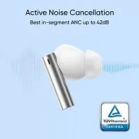 realme Buds Air 3 with Fast Charge  Active Noise Cancellation (ANC) Bluetooth Headset  (Galaxy White, True Wireless)-thumb4