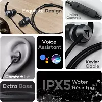 Boult Audio Bassbuds X1 Wired Headset  (Black, In the Ear)-thumb3