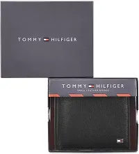 Men Formal Black Genuine Leather Wallet - Regular Size  (4 Card Slots)-thumb4