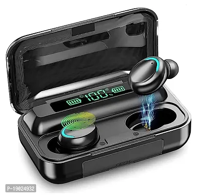 Digiclues F9 TWS Earbuds 13mm HD Dynamic Driver, Touch Controls Bluetooth Headset Wireless in Ear Earbuds with mic Dynamic Driver, Immersive Audio, Touch Control (F9 Pro)-thumb0