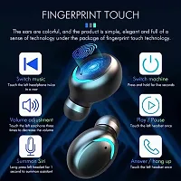 Digiclues F9 TWS Earbuds 13mm HD Dynamic Driver, Touch Controls Bluetooth Headset Wireless in Ear Earbuds with mic Dynamic Driver, Immersive Audio, Touch Control (F9 Pro)-thumb2