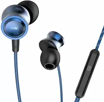 boAt BassHeads 152 with HD Sound, in-line mic, Wired Headset  (Blue, Black, In the Ear)-thumb1