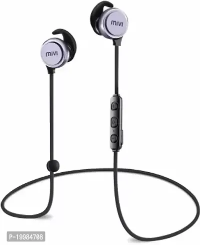 Mivi Thunder Beats Bluetooth Headset  (Gun metal/Black, In the Ear)-thumb0