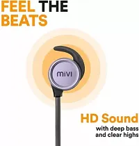 Mivi Thunder Beats Bluetooth Headset  (Gun metal/Black, In the Ear)-thumb3