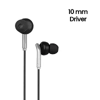 ZEBRONICS Zeb-Bro in Ear Wired Earphones with Mic, 3.5mm Audio Jack, 10mm Drivers, Phone/Tablet Compatible(Black)-thumb4