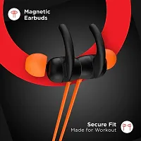 Rockrez 255Bluetooth Wireless Earphone with 10 mm Dynamic Drivers, Uninterrupted Music Up to 6 Hours, IPX5 Sweat  Water Resistance,   Noise Cancellation-thumb1
