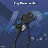 Aroma NB119B Badshah - 40 Hours Playtime Bluetooth Neckband Bluetooth Headset  (Black, In the Ear)-thumb2