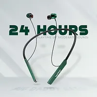 Ubon Classo Series CL-380 with In-built Mic , Upto 24 Hours Playtime Wireless v5.0 Bluetooth Headset  (Green, In the Ear)-thumb2
