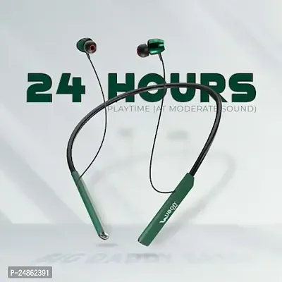 Ubon Classo Series CL-380 with In-built Mic , Upto 24 Hours Playtime Wireless v5.0 Bluetooth Headset  (Green, In the Ear)-thumb3
