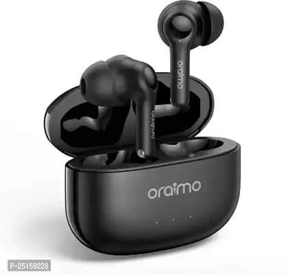 ORAIMO FreePods 3 in Ear TWS Earbuds,36Hrs Playtime ,4-mic ENC Noise Cancelling Bluetooth Headset  (Black, True Wireless)-thumb0