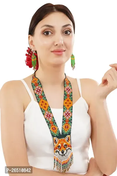 Stylish Glass Beads Jewellery Set For Women