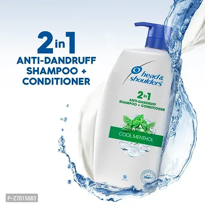 Head  Shoulders 2-in-1 Cool Menthol Anti Dandruff Shampoo + Conditioner for Women  Men, 1L-thumb2