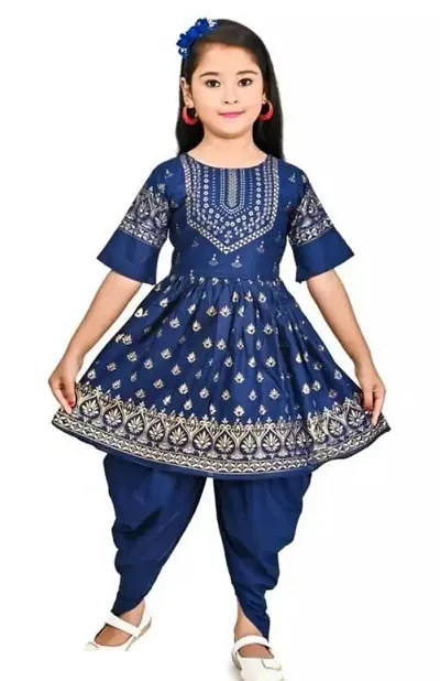 Best Selling Cotton Blend Stitched Salwar Suit Sets 