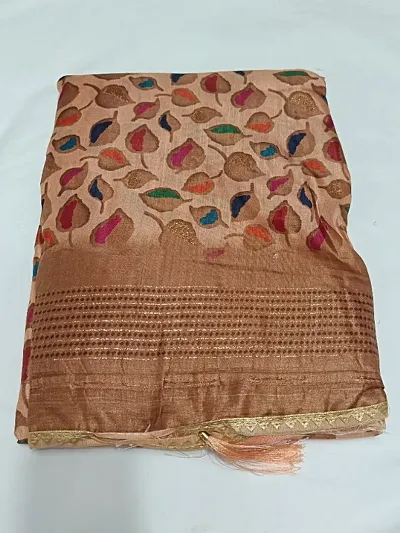 Classic Silk Blend Saree with Blouse piece