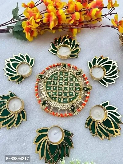 Rangoli Diya Set for Home Decoration-thumb0