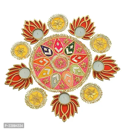 Rangoli Diya Set for Home Decoration-thumb0