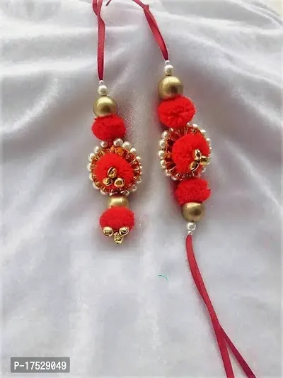 Elegant Handmade Rakhi Combo Set