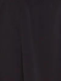 Elegant Black Polyester Solid Skirts For Women-thumb3