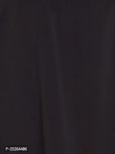 Elegant Black Polyester Solid Skirts For Women-thumb4