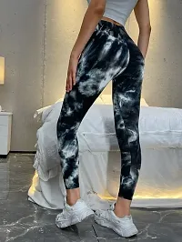 Stylish Black Poly Lycra Jeggings For Women-thumb2