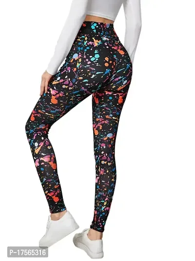 Stylish Multicoloured Poly Lycra Jeggings For Women-thumb3