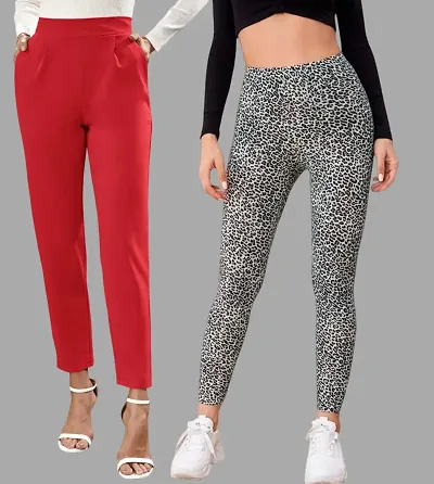 Stylish Poly Lycra Jeggings For Women