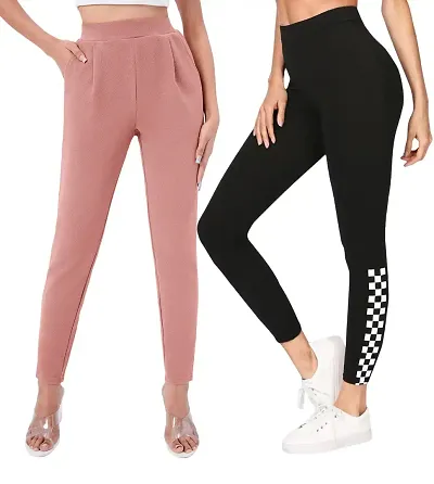 Trendy Skinny Fit Jeggings Combo of 2