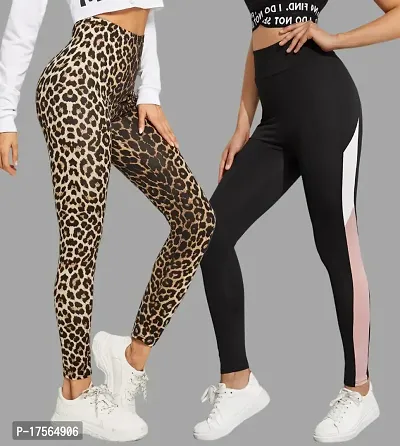 Stylish Black Poly Lycra Jeggings For Women