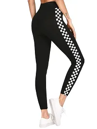 Stylish Black Cotton Jeggings For Women-thumb1