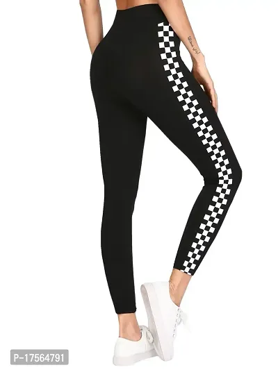 Stylish Black Cotton Jeggings For Women-thumb2