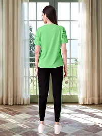 Womens Dailywear Active Wear Top Bottom Suits Track Suit-thumb3