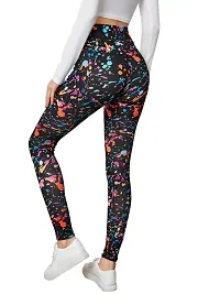 Stylish Multicoloured Poly Lycra Jeggings For Women-thumb2