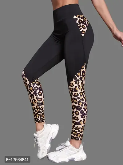 Stylish Black Poly Lycra Jeggings For Women-thumb3