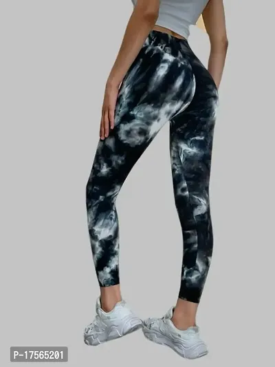 Stylish Multicoloured Poly Lycra Jeggings For Women-thumb3