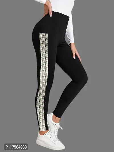 Stylish Black Poly Lycra Jeggings For Women-thumb3