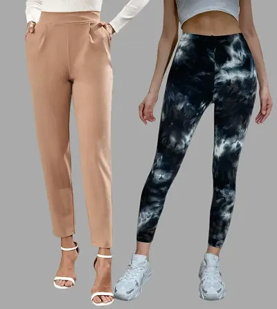 Stylish Poly Lycra Jeggings For Women