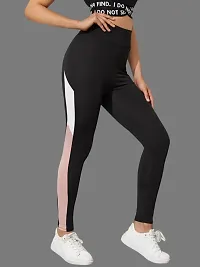 Stylish Black Poly Lycra Jeggings For Women-thumb1