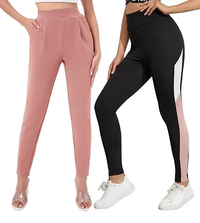 Trendy Skinny Fit Jeggings Combo of 2