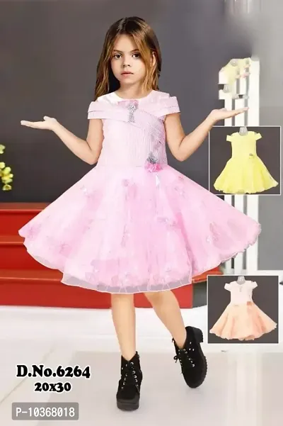 Stylish Cotton Partywear Frocks For Baby Girls And Kids