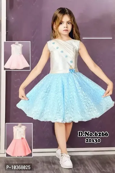 Stylish Cotton Partywear Frocks For Baby Girls And Kids