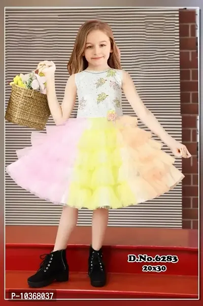 Stylish Cotton Partywear Frocks For Baby Girls And Kids