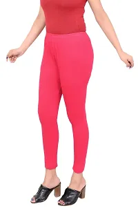 ERRISH ENTERPRISES Women's Regular Fit Cotton Leggings (A_PC_2_C-DR / XL_Coffee, Dark Pink_XL)-thumb2