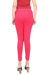 ERRISH ENTERPRISES Women's Regular Fit Cotton Leggings (A_PC_2_C-DR / XL_Coffee, Dark Pink_XL)-thumb3