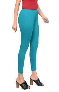 ERRISH ENTERPRISES Women's Regular Fit Cotton Leggings (A_PC2_B-RG / XL_Black, Green_XL)-thumb2