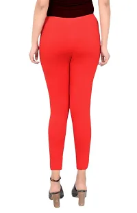 Classic Cotton Blend  Solid Leggings for Women-thumb1