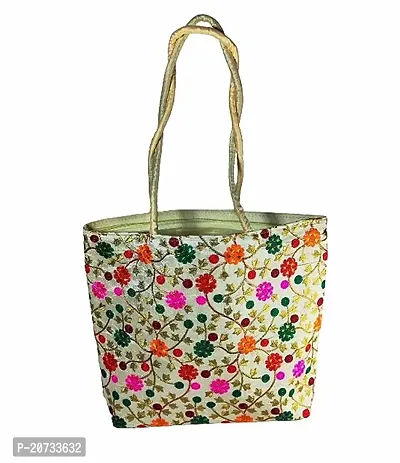 Stylish Multicoloured Canvas  Handbags For Women